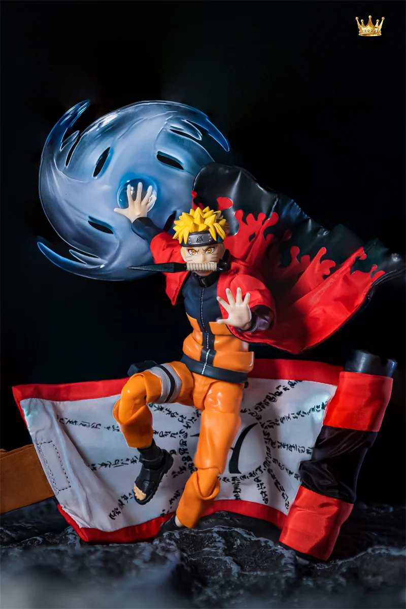 Handmade shf 1/12 Scale Naruto Fairy Robe Scroll Two Piece Clothing Set  Accessories 6” Male Soldier Action Figures Body Model