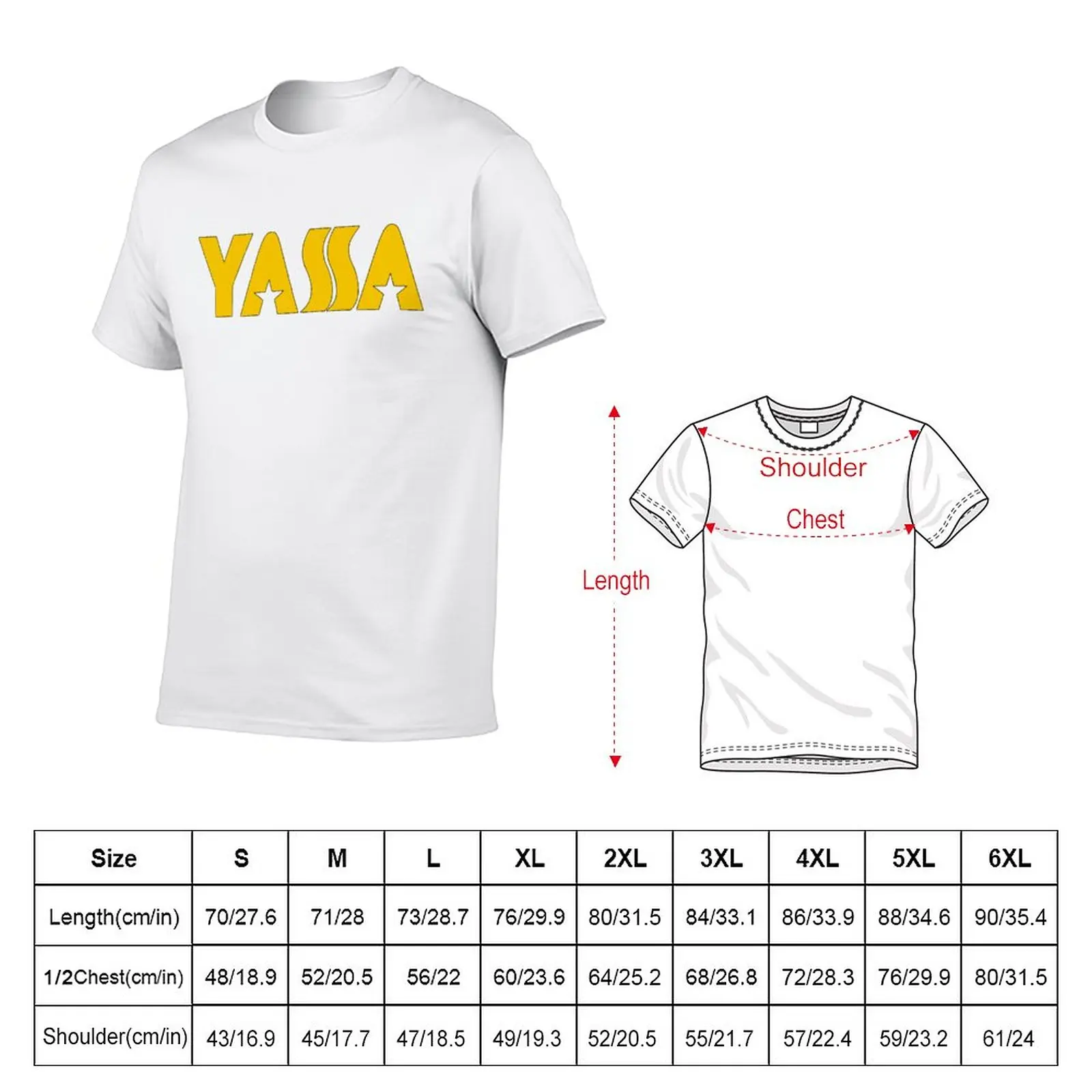 New YASSA Retro Majica T-Shirt funny t shirt boys t shirts graphics t shirt Blouse men workout shirt