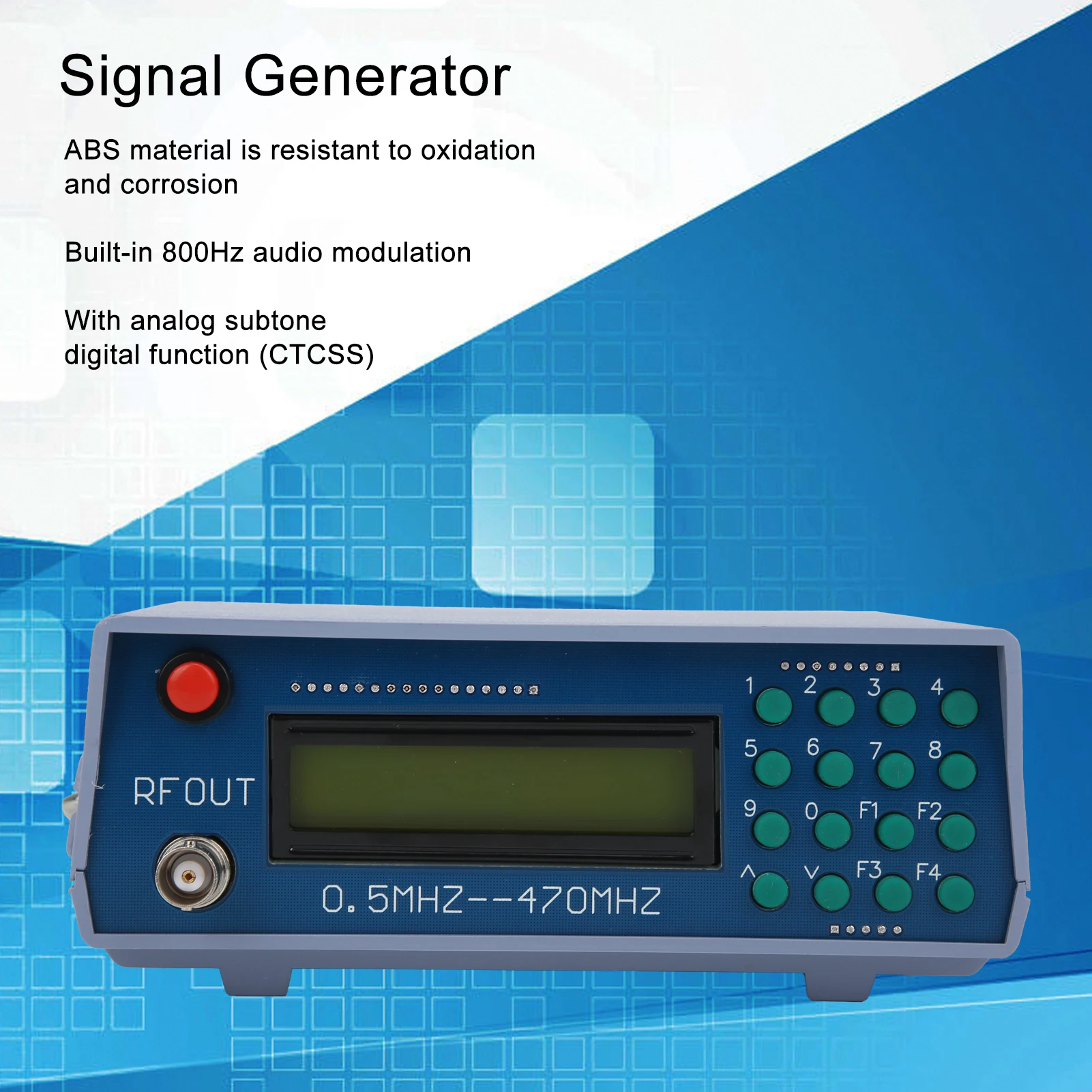 เครื่องกำเนิดสัญญาณ RF สำหรับก - Rf Signal Generator 0.5Mhz To 470Mhz บทวิจารณ์และราคา