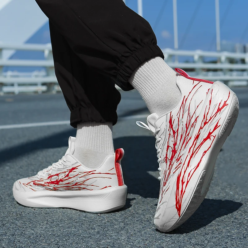 

New full palm carbon plate shock-absorbing rebound racing shoes for teenagers, summer running shoes, professional sports shoes