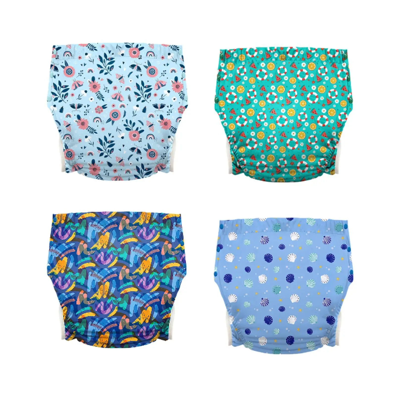 Adults Diaper Incontinence Pants Convenient Leakproof Reusable for Elderly Elderly Incontinence Waterproof Breathable Lining