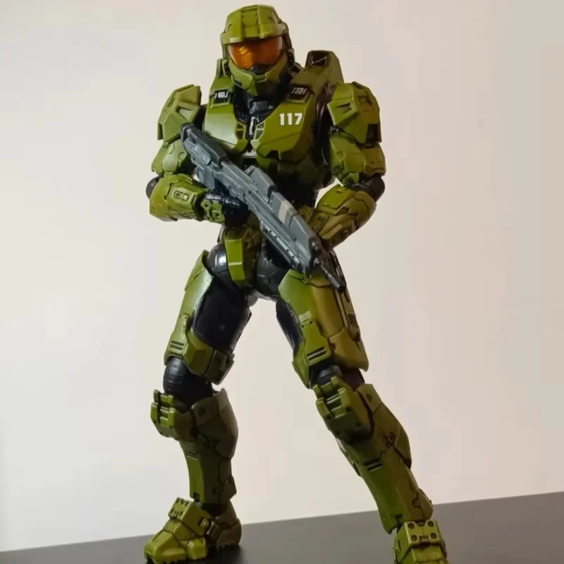 Nuevo EN STOCK Figura de acción Super Soldiers Sierra 117 John Reclaimer Mk VI de 18 cm, escala 1/12, coleccionable, adornos de PVC, regalos para niños.