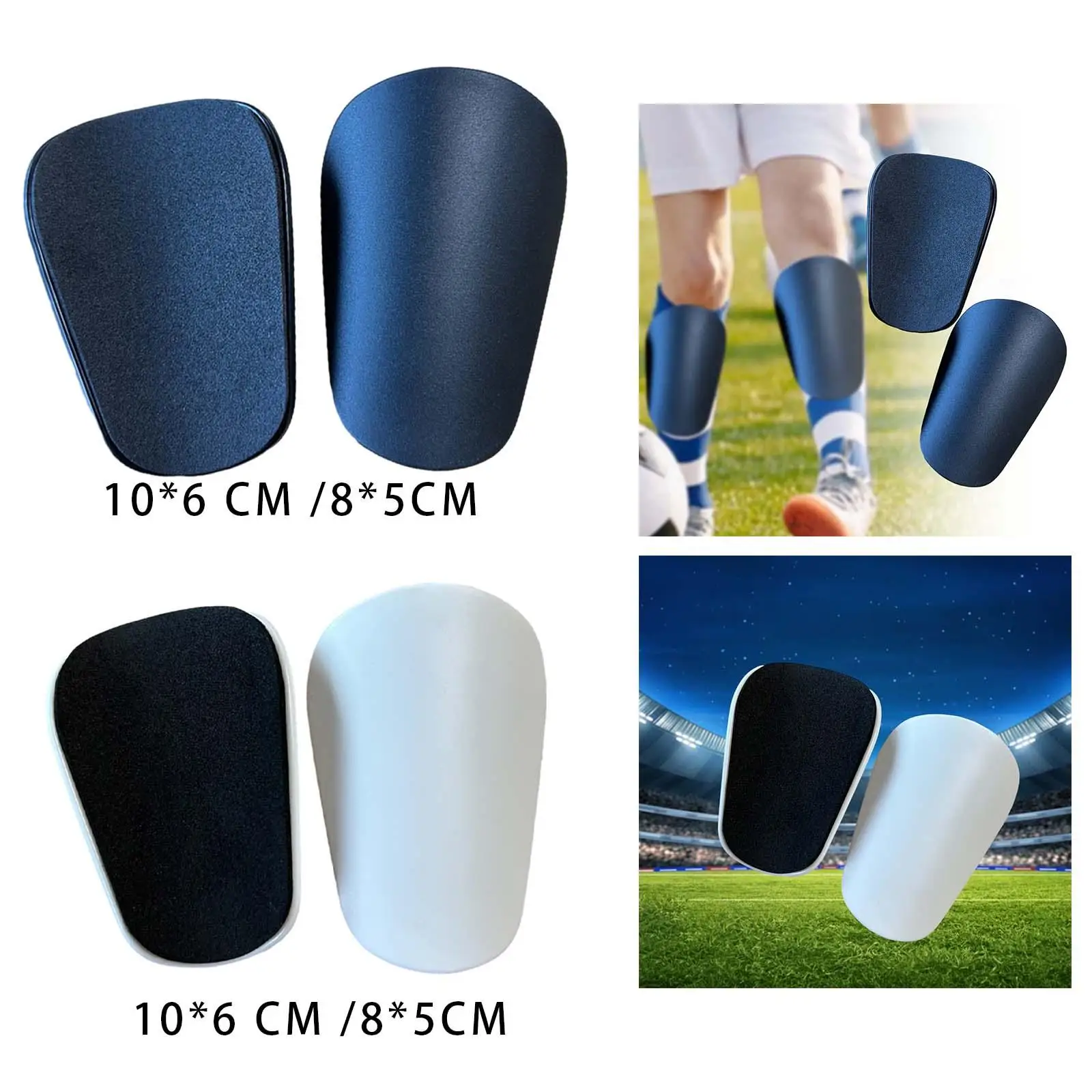 1 Pair Mini Football Shin Pads Guards Adult Kids Soccer Training Shank Board