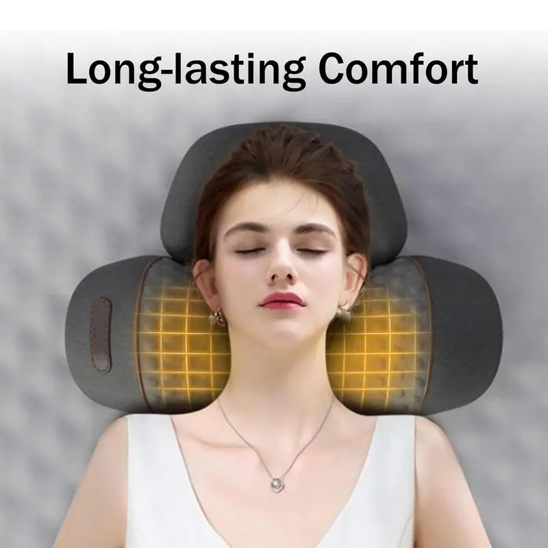 Electric Heating Shoulder and Neck Massager for Men Women Deep Tissue Shoulder Massager with Traction for Sleep Aid