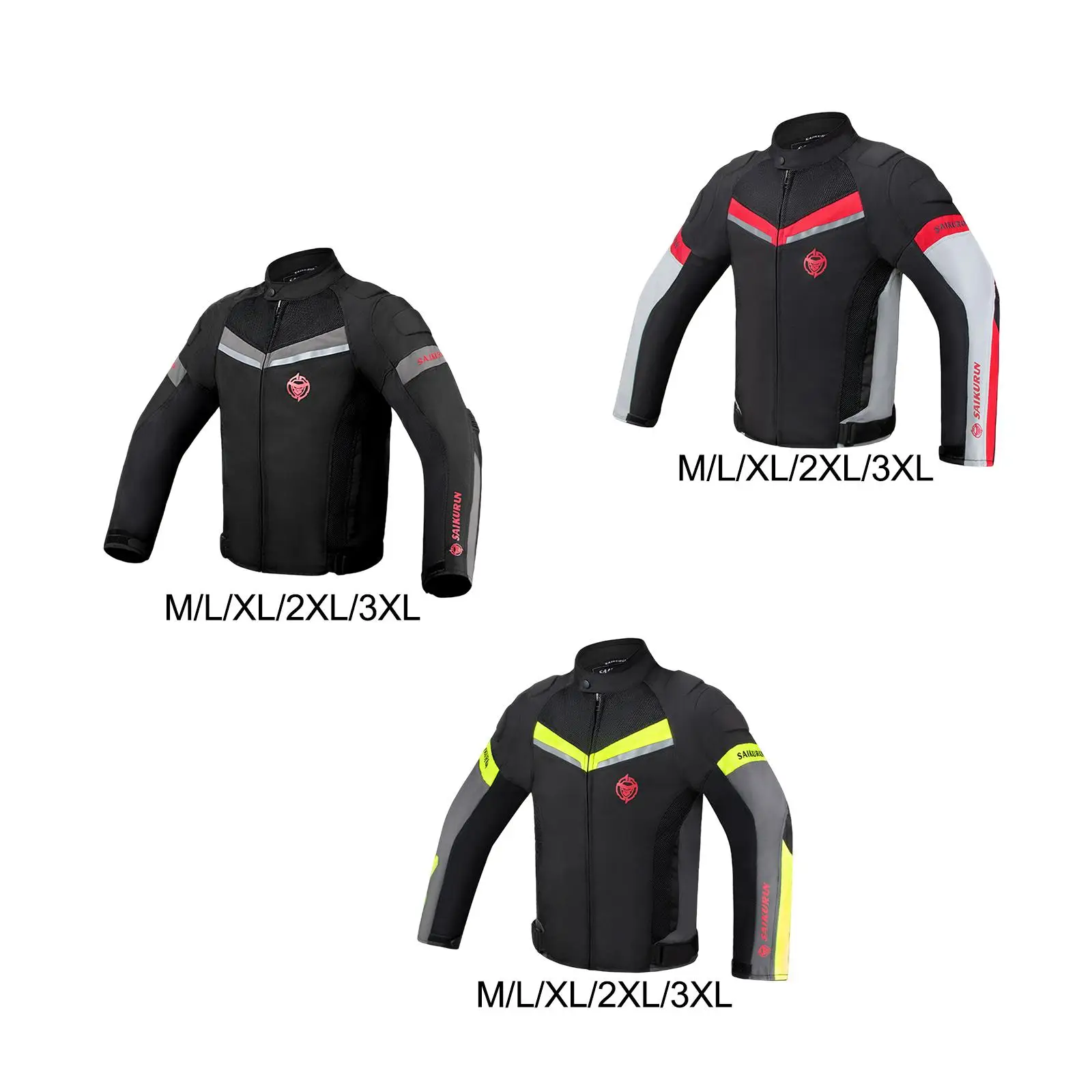 Motorcycle Riding Jacket Motorbike Jacket with Pads Breathable in Summer