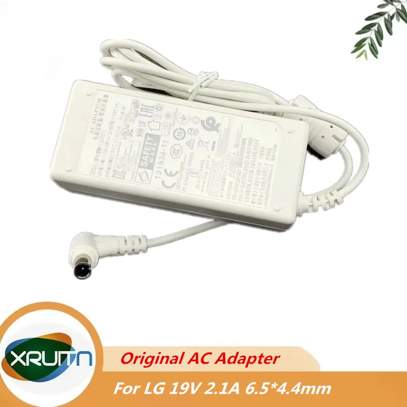 Genuine LCAP21C LCAP21B AC Adapter 19V 2.1A for LG 27UL500 32ML600M 27UL500 27UD68 27MP35 28LM520S Monitor ADS-45SN-19-3 19040G