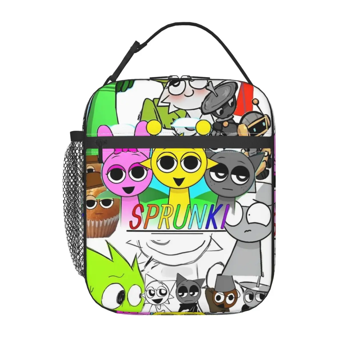 

Sprunki Incredibox Thermal Insulated Lunch Bag School Portable Lunch Container Cooler Thermal Food Box