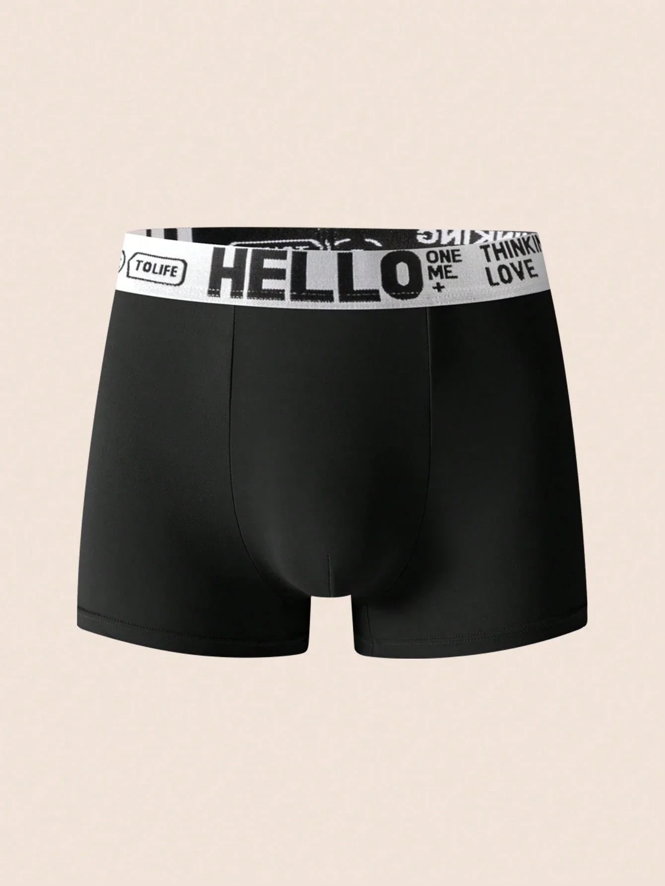 

Мужские дышащие боксеры с принтом и эластичным поясом