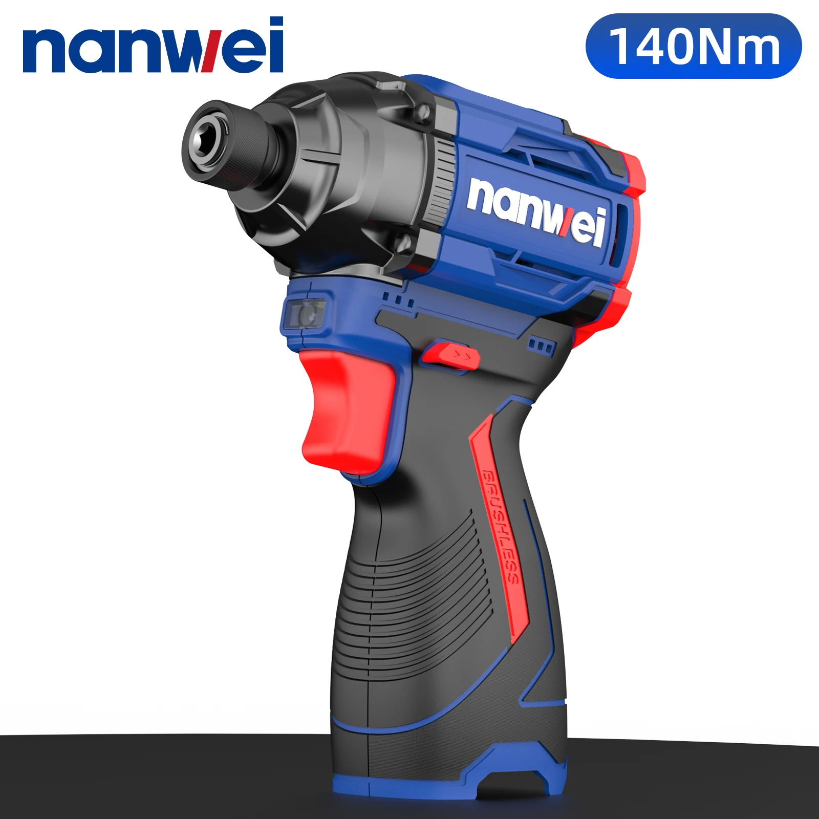 Power Tool  Brushless Impact Drill Driver 16V  Cordless Home DIY Small Handheld Screwdriver 140NM Electric Driver
