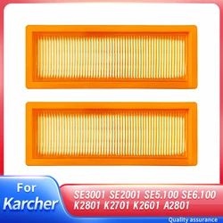 Vacuum Cleaner Flat Pleated Filter Compatible for Karcher SE3001 SE2001 SE5.100 SE6.100 K2801 K2701 Vacuum Cleaner Spart Parts