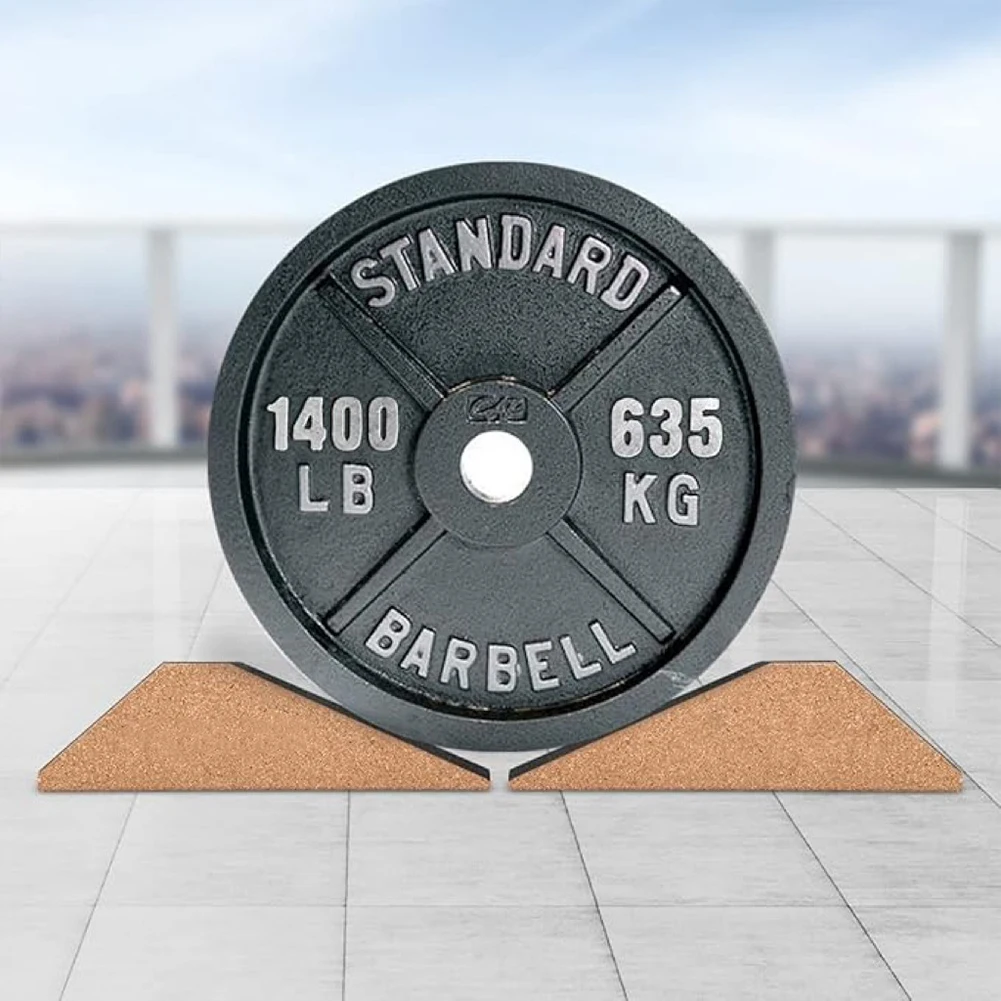 

2Pcs Squat Wedge Block Non-Slip Slant Board Professional Ramp Calf Raise Block for Lower Body Workouts Ankle and Calf Stretching