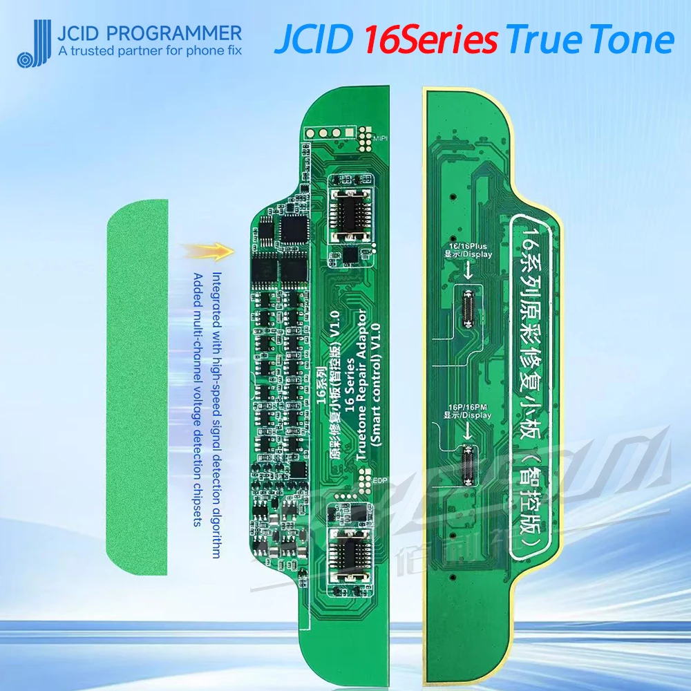 JCID 16/17Series Screen True Tone Original Color Repair Board for iPhone 16 16PM 16PRO 16Plus Screen Repair Using V1se V1S Pro