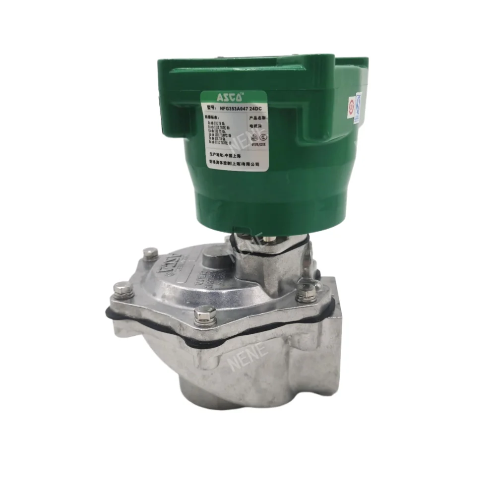 ASCO NFG353A047 G1 1/2 Explosion-Proof Pulse Valve 1.5'' Numatics Dust Collector Solenoid Valves Threaded Aluminium Body