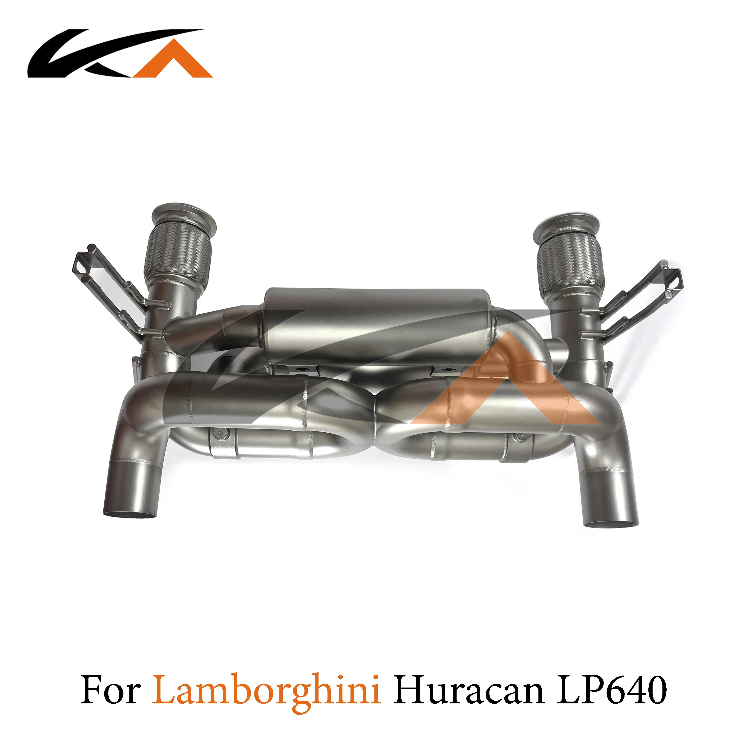 KA Tuning exhaust system stainless catback for Lamborghini Huracan LP640-2 (Tecnica) rear section muffler with valve
