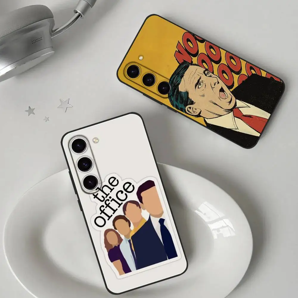 M-Michael Scott T-The Office Phone Case For Samsung Galaxy S21 S22 S23 S24ULTRA S25ULTRA FE Ultra Plus5G A52S S26 Soft Cover