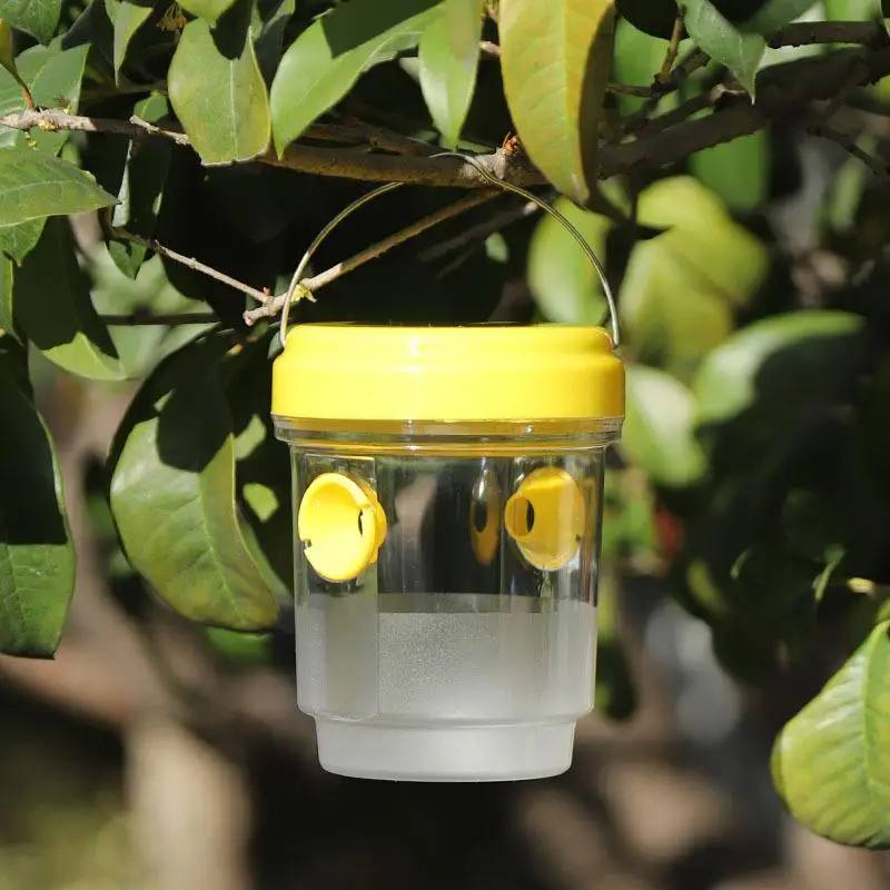 1/2/3PCS Large Wasp Traps Waterproof Hanging Hornets Trap For Indoor Outdoor Reusable Garden Fruit Fly Catcher Pest Control Tool
