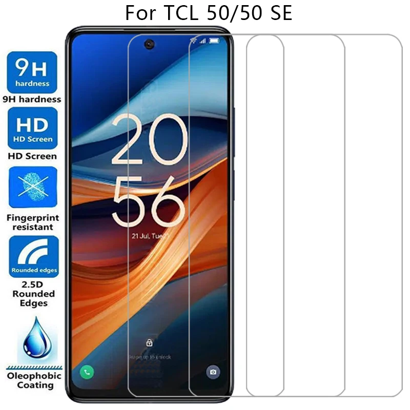 screen protector tempered glass for tcl 50 se phone case on tcl50 5g 5 g 505g 50se tcl50se es back cover 360 coque tlc tlc50