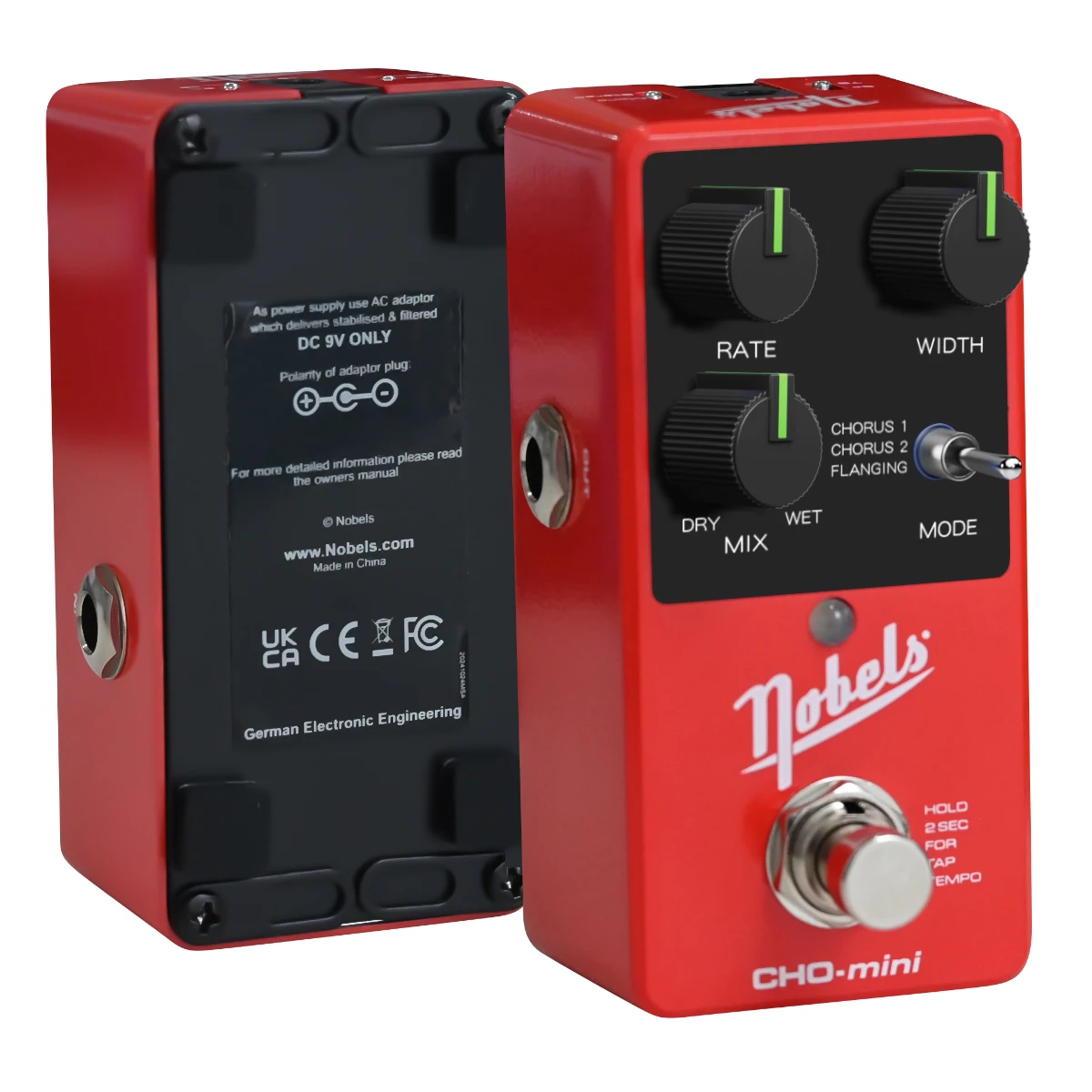 دواسة نوبلز CHO-mini الطبيعية التناظرية الصغيرة ذات تأثير سق مع حاوية معدنية مطورة جديدة وتوهج في مقابض المؤشر الداكن