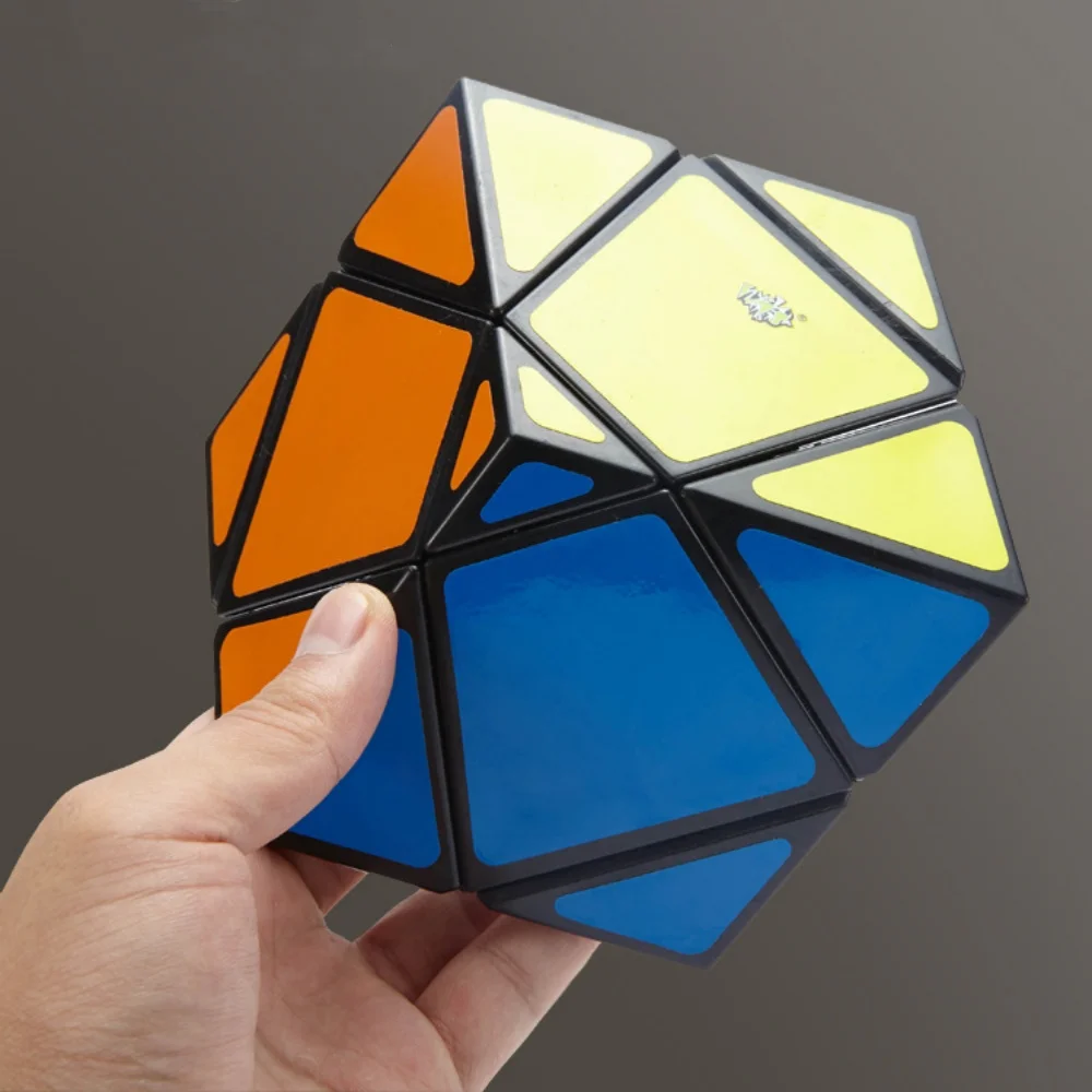 LanLan-Big Skewb Squished Cube, LL J Lin, Cubos de Quebra-cabeças Mágicos, Adesivos, Velocidade Profissional, Educacional, Torção, Sabedoria, Brinquedos do Jogo