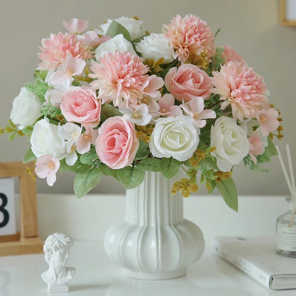 1/5PCS Artificial Flower Silk - Tablet Accessories Gifts 评论和价格