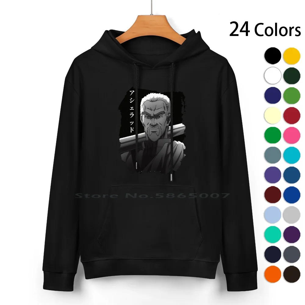 Askeladd Vinland Pure Cotton Hoodie Sweater 24 Colors Askeladd Saga Anime Manga Vikings Prince Canute Canute Vinland 100%