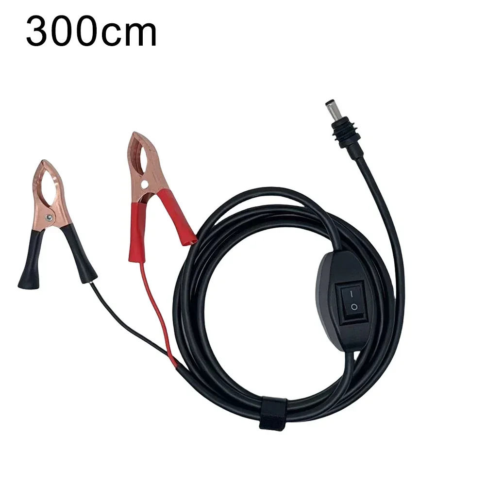 

For Starlink Mini Battery Cable with Integrated Switch For Alligator Clip to DC Power Cable for Reliable Connection