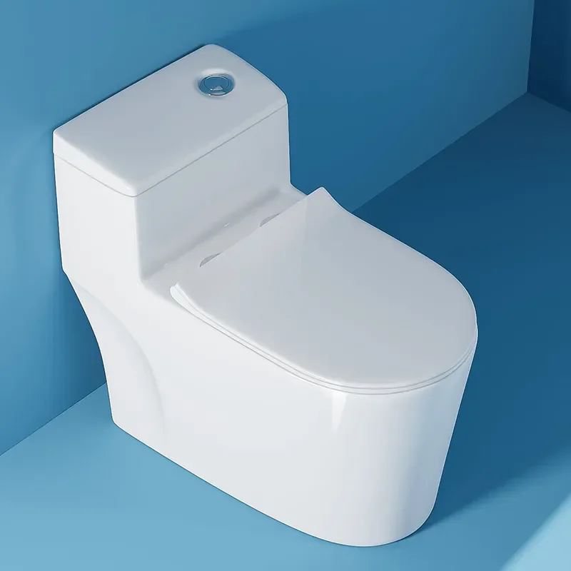Wholesale One Piece Siphon Flush Toilet Super Swirl Water Saving Sanitary Ware Bathroom Commode Guangdong Manufacturer