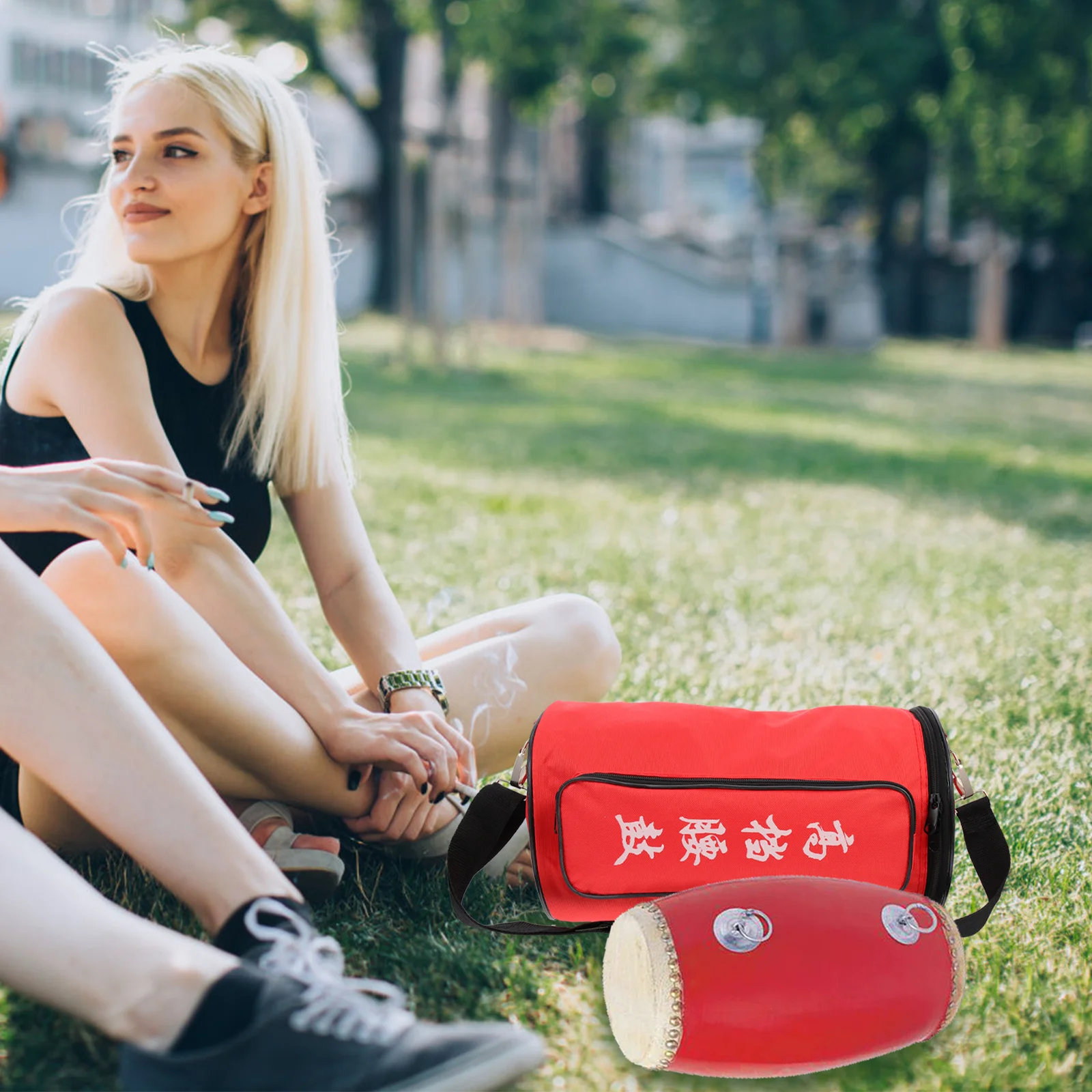 

Waist Bag Drum Carry Case Storage Bags Instruments Carrying Oxford Cloth Travel