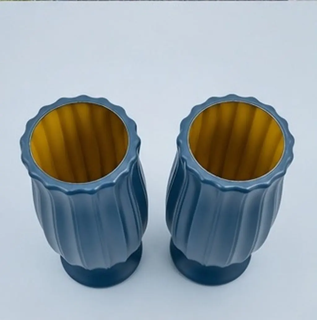 2Pcs Memorial Cemetery Vases Plastic Weatherproof Grave Flower Holders for Headstones Outdoor Graveside Decoration Long Term Use