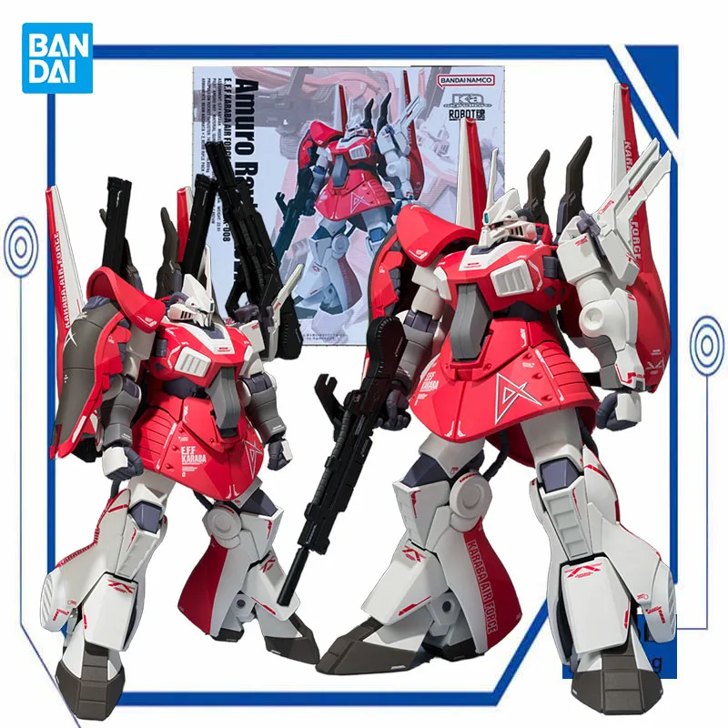 Bandai Original MODEL KIT ROBOT SOUL GUNDAM  Anime Action Figure Amuro Ray‘s DIJEH Model Toys Gifts For boys Collectible Model