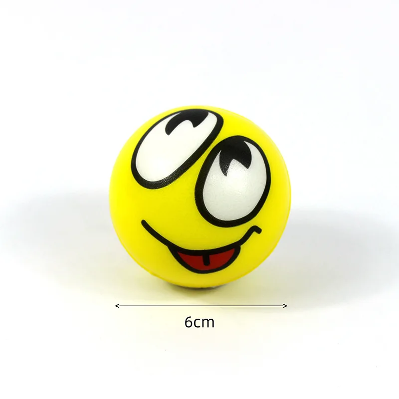 6cm Langsam Aufsteigender Emoji-Stressball, Weicher PU-Schaum Quetschball, Angstlösendes Fidget-Spielzeug für Kinder & Erwachsene, Geburtstagsgeschenk – Detail 3