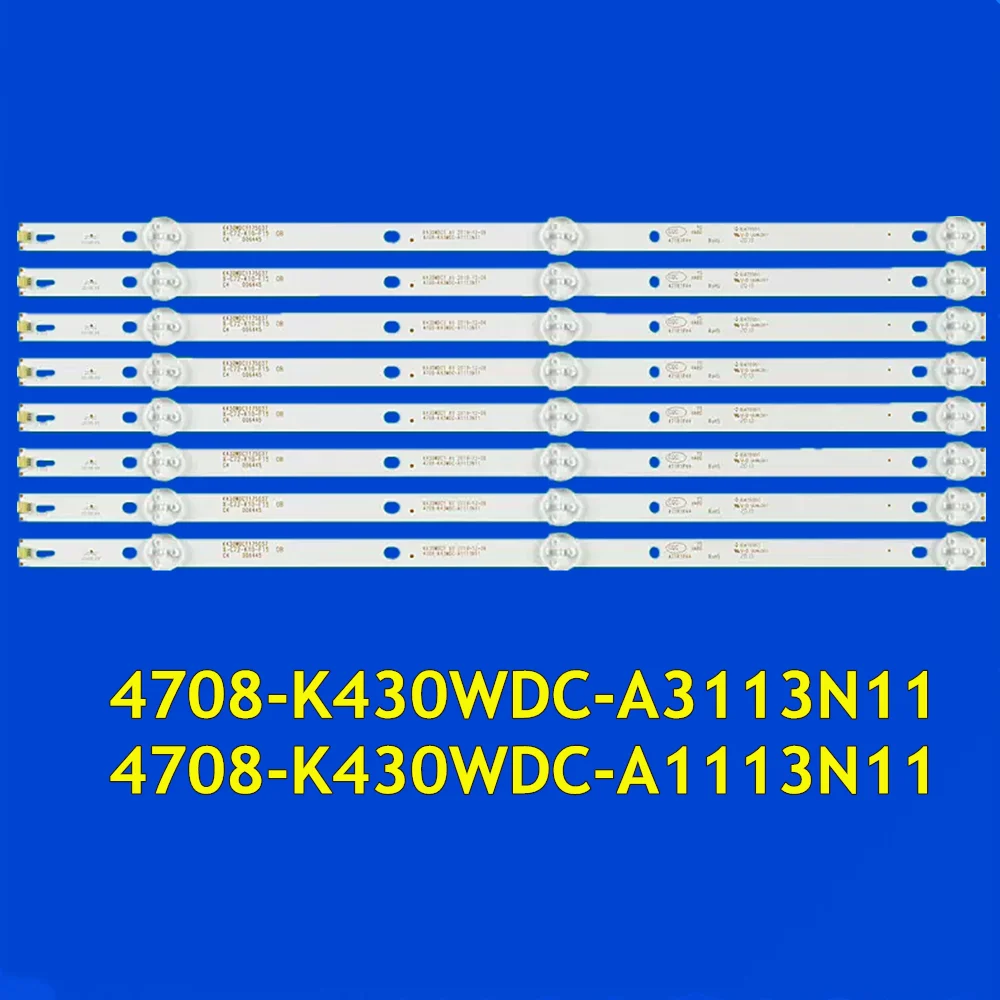 LED Backlight for 43Y3000H 43PFT4002/56 43PFS4012/12 43PFS4062/60 43PFF3012/T3 43BDL4012N/62 42PUH6002/96 4708-K430WDC-A3113N11