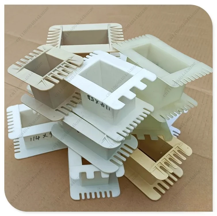 EI114 Series Transformer Skeleton I-beam Frame 38 Cores 40-80MM Stacked Thickness Power Supply Rubber Core