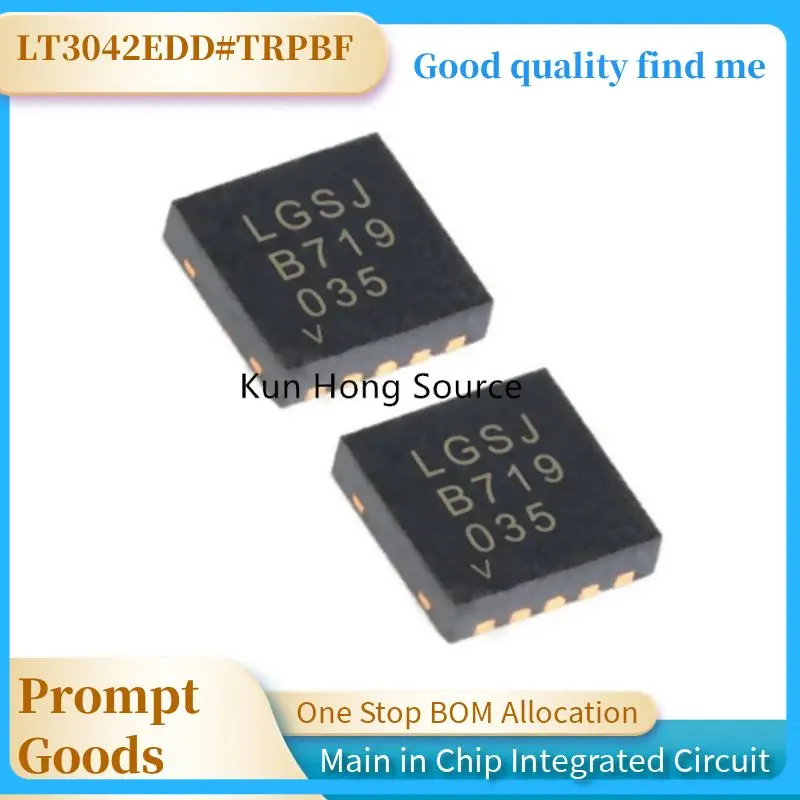 Import original LT3042EDD # TRPBF linear regulators (they) chip screen printing LGSJ encapsulation DFN - 10