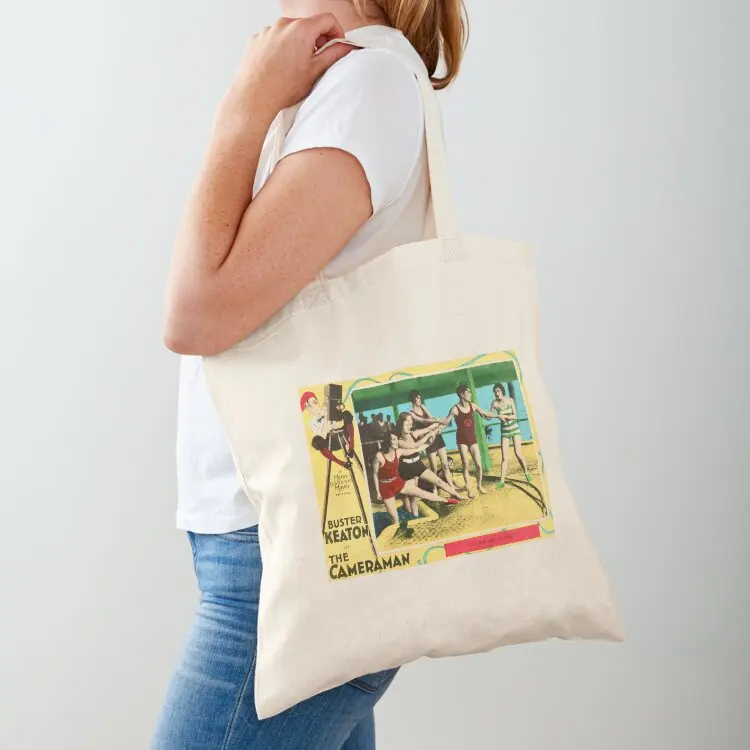 

Buster Keaton The Cameraman Tote Bag Cloth bags reusable shopping bags hand bag hand bags
