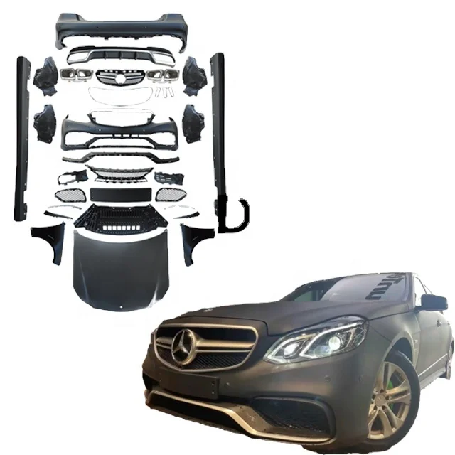 Auto parts For  W212 E class 10-15 body kit Upgrade to AMG E63 bodykit