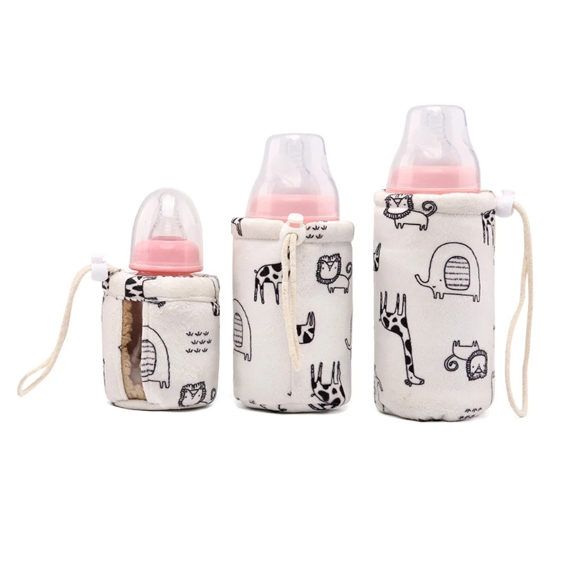 Portable Baby Bottle Bag Baby Feeding Bottle Holder Milk Bottle Warmer Insulation Bag Bottle Thermal for New Dropship