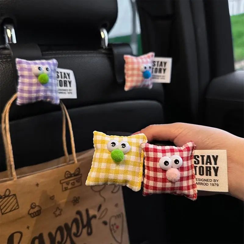 

Cute car Headrest Hooks Cartoon auto Seat Back Hook car rear seat Purse hanger auto Handbag Storage Organizer for car interior