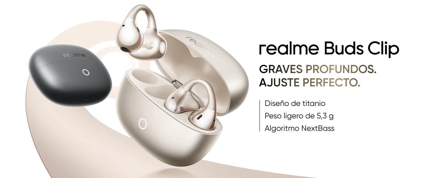 realme Buds Clip OWS Bluetooth-Kopfhörer für Smartphone realme 16 Pro Plus realme GT 8 Pro AI 85db 36H Akkulaufzeit BT5.4 IP55 Neu – Detail 7