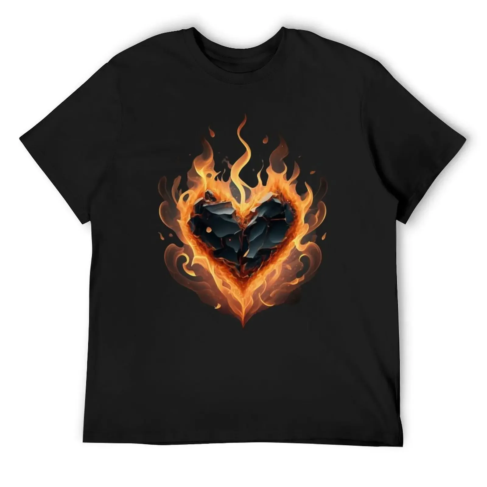 

Burning Heart T-Shirt anime man t shirt Men's t-shirts