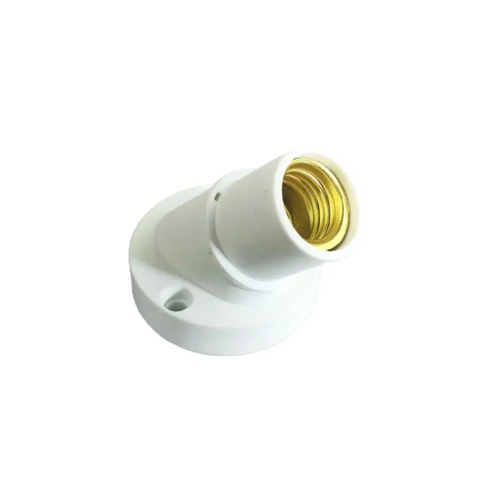 1pcs E14 Led Lighting Screw Lamp Holder Converter E14 Bulb Socket Adapter LED Saving Light Halogen Lamp Bases White