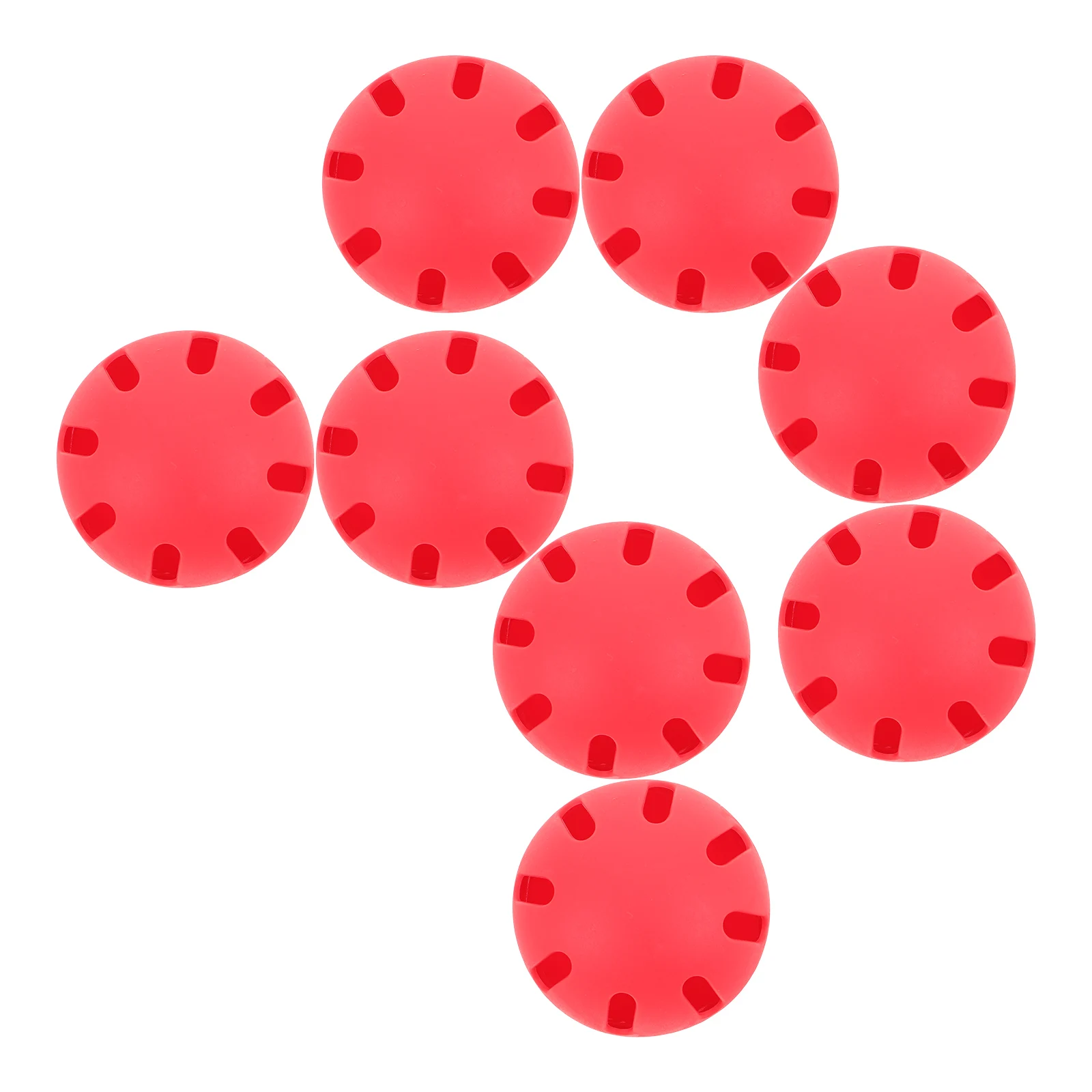 

8 Pcs Baseball Practice Hitting Trainer Balls for Hole Equipment High School Baseballs Softball Batting Trainers Red Toddler