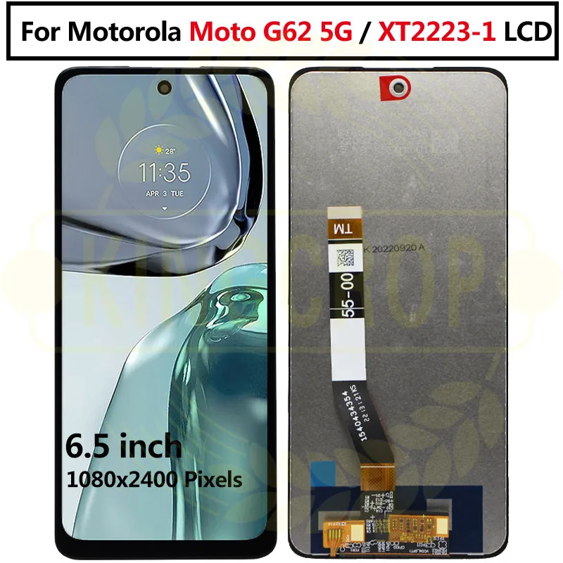 استبدال شاشة LCD لموبايل Motorola G62 5G XT2223-1: دليل شامل للشراء والتركيب