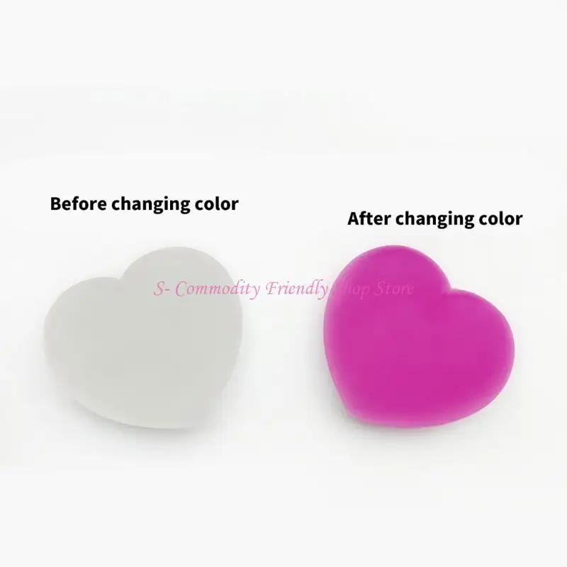85AE Color Changing Heart Prank Valentine's Day Venting Toy Squeeze Heart Toy