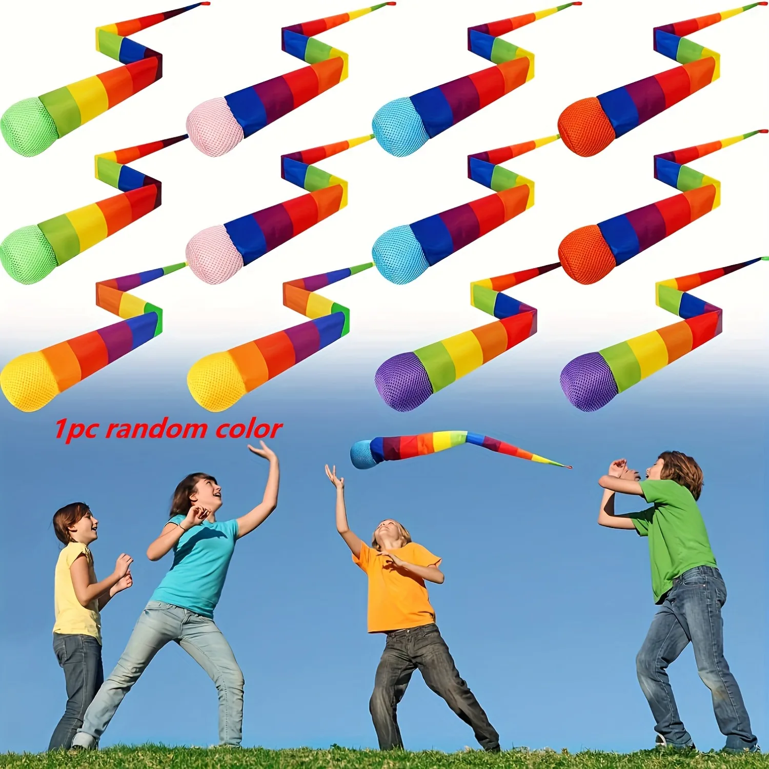 

Meteor Ball Kids Outdoor Sports Catch & Throw Ball, Perfect for Playground Party Interactive Game Toy