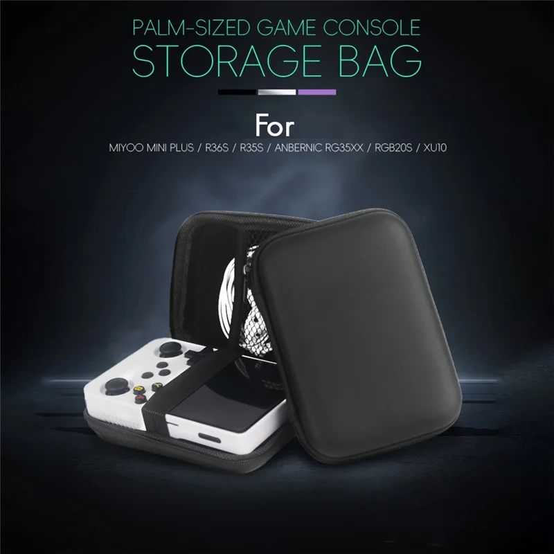 ハード EVA 収納袋 ANBERNIC RG35XX/RG35XX PLUS/MIYOO MINI PLUS/R36S/R35S/RGB20S/XU10 ポータブルケース A