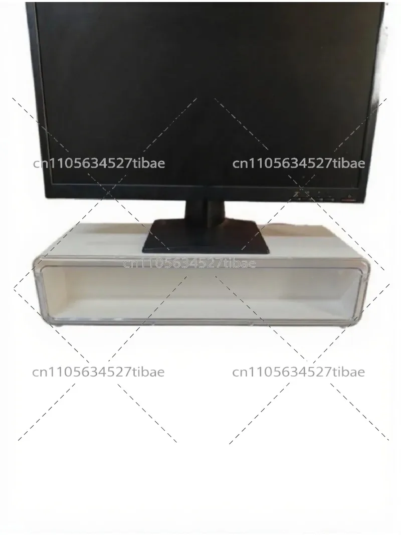 Desktop Monitor Riser Stand, Height Adjustable Computer Screen Shelf with Storage Space for Desk Organization