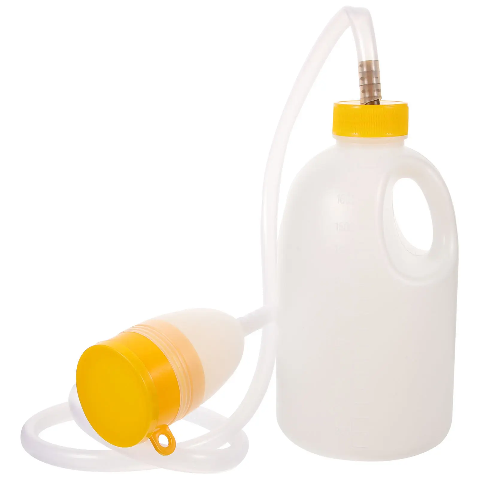 

1 комплект портативного мужского мочеприемника с катетером, пластиковая бутылка для мочи большой емкости для путешествий, больниц, дома, для использования мужчинами-пациентами