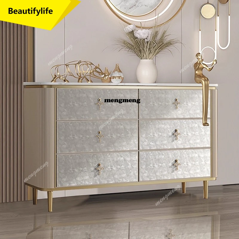 

A48 Nordic luxury living room cabinet high-end interior Minimalist Design Storage cabinet modern fashion vitrine de salon furnit