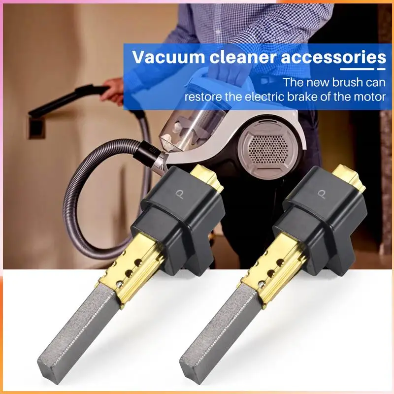 A93Z 2 Buah Sikat Karbon Motor Penyedot Debu 6,5X11X32Mm, Suku Cadang Penyedot Debu Berkualitas Tinggi untuk Penyedot Debu